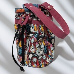 Handcrafted Nightmare-Inspired Bucket Bag | Statement Mini Crossbody